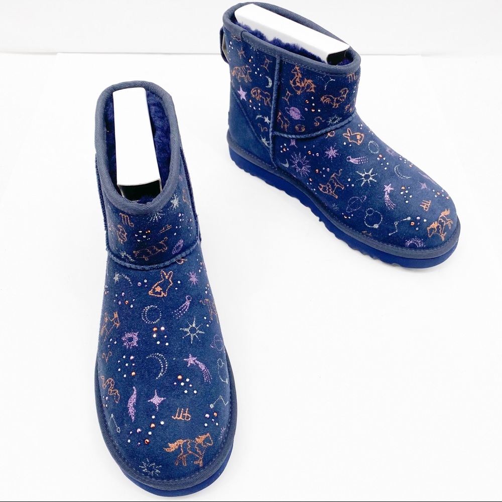 UGG Classic MINI Zodiac Boots Color Starry Night - Picture 6 of 16